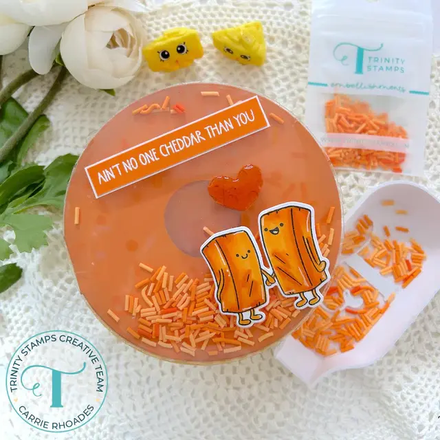 TRINITY STAMPS TRINITY STAMPS 4.25" CIRCLE FLAT ACETATE SHAKER POUCHES