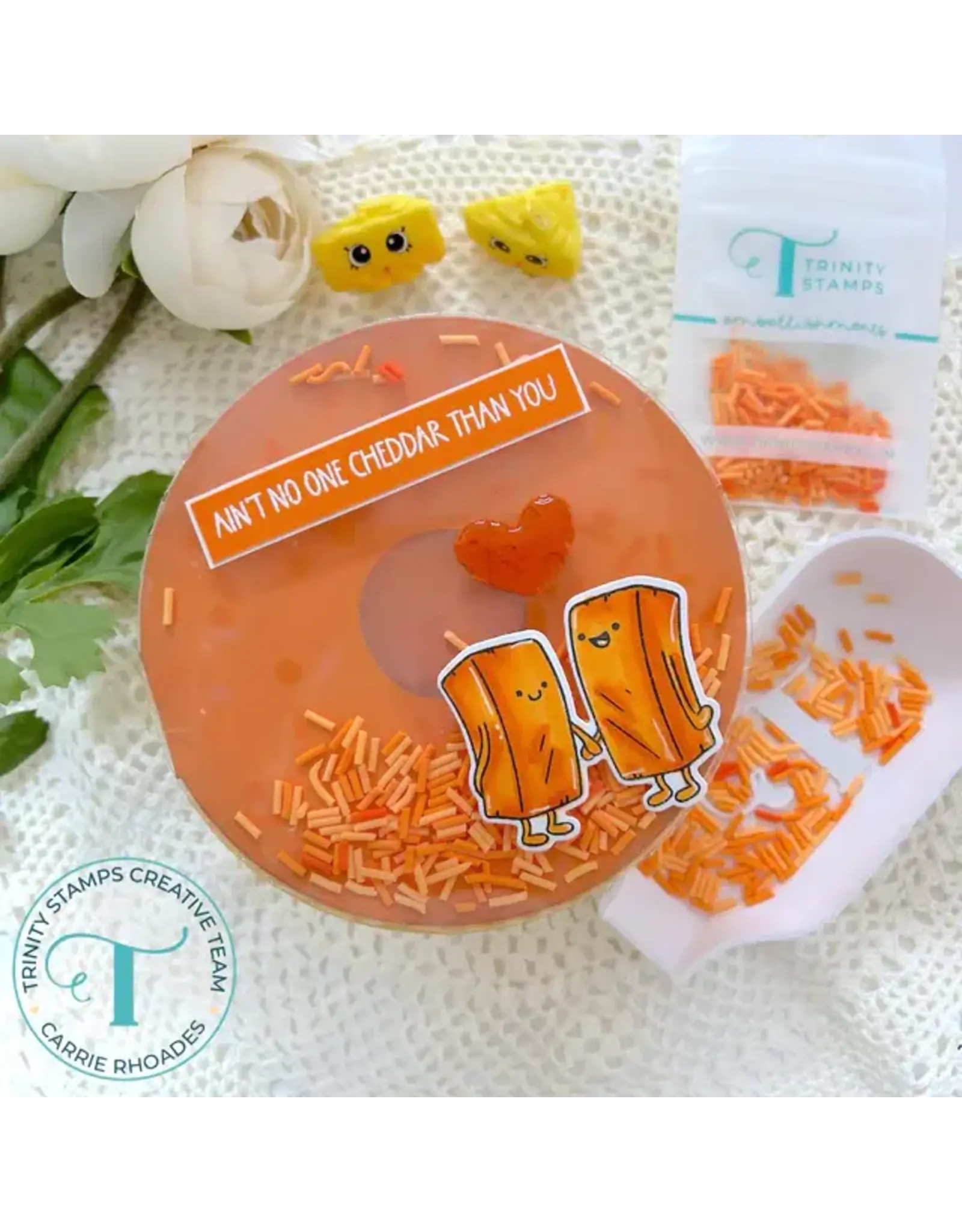 TRINITY STAMPS TRINITY STAMPS 4.25" CIRCLE FLAT ACETATE SHAKER POUCHES