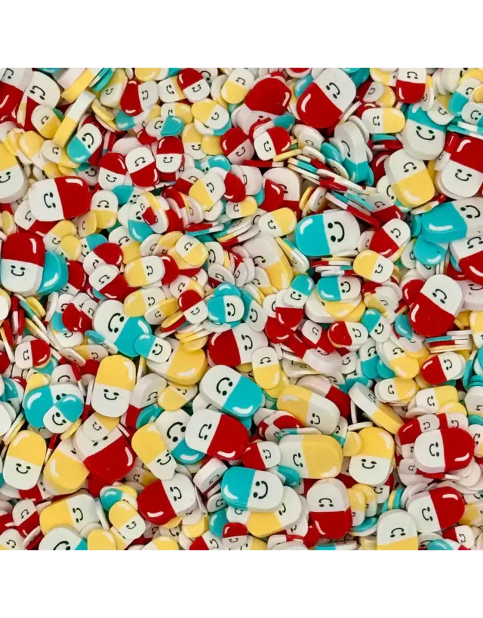 TRINITY STAMPS TRINITY STAMPS HAPPY PILLS CLAY EMBELLISHMENTS