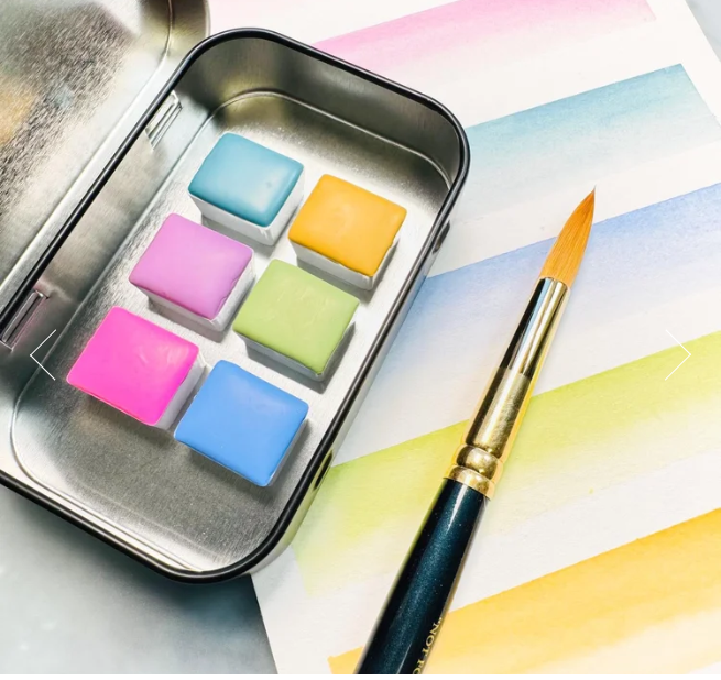POP! PIGMENTS POP! PIGMENTS AQUARELLE PASTELS 6/PK