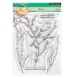 PENNY BLACK PENNY BLACK FLUTTER CLEAR STAMP SET