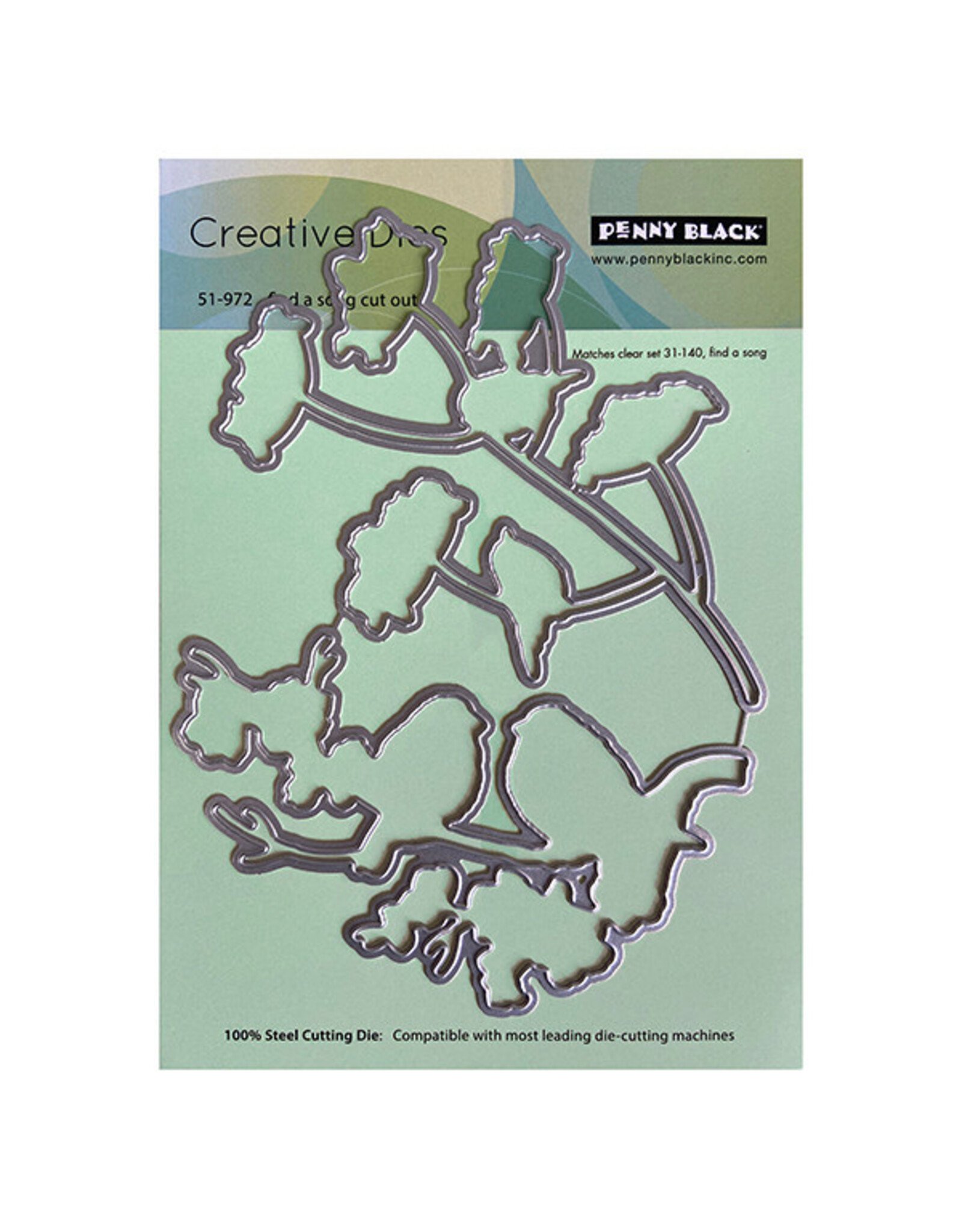 PENNY BLACK PENNY BLACK FIND A SONG CUT OUT DIE SET