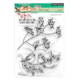 PENNY BLACK PENNY BLACK FIND A SONG CLEAR STAMP SET