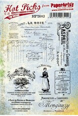 PAPER ARTSY PAPER ARTSY HOT PICKS HP2603 CLING STAMP SET