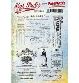 PAPER ARTSY PAPER ARTSY HOT PICKS HP2603 CLING STAMP SET