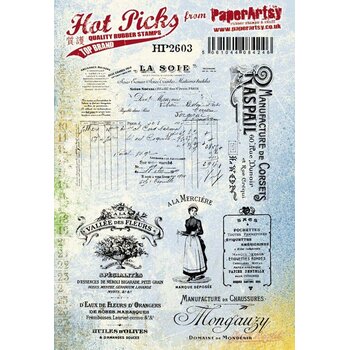 PAPER ARTSY PAPER ARTSY HOT PICKS HP2603 CLING STAMP SET