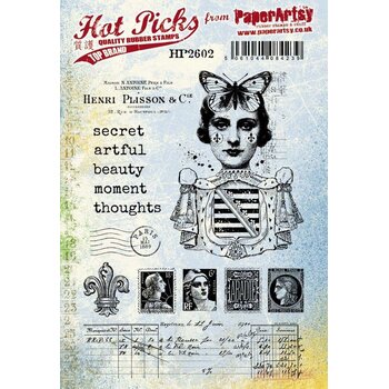 PAPER ARTSY PAPER ARTSY HOT PICKS HP2602 CLING STAMP SET