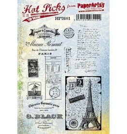 PAPER ARTSY PAPER ARTSY HOT PICKS HP2601 CLING STAMP SET