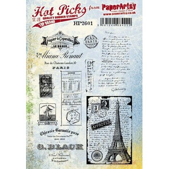 PAPER ARTSY PAPER ARTSY HOT PICKS HP2601 CLING STAMP SET
