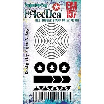 PAPER ARTSY PAPER ARTSY ECLECTICA EM157 MINI CLING STAMP