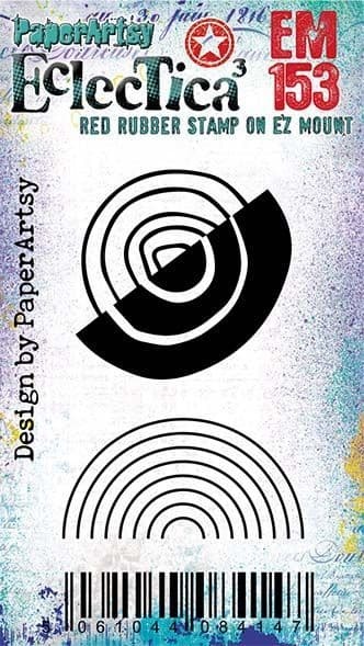 PAPER ARTSY PAPER ARTSY ECLECTICA EM153 MINI CLING STAMP