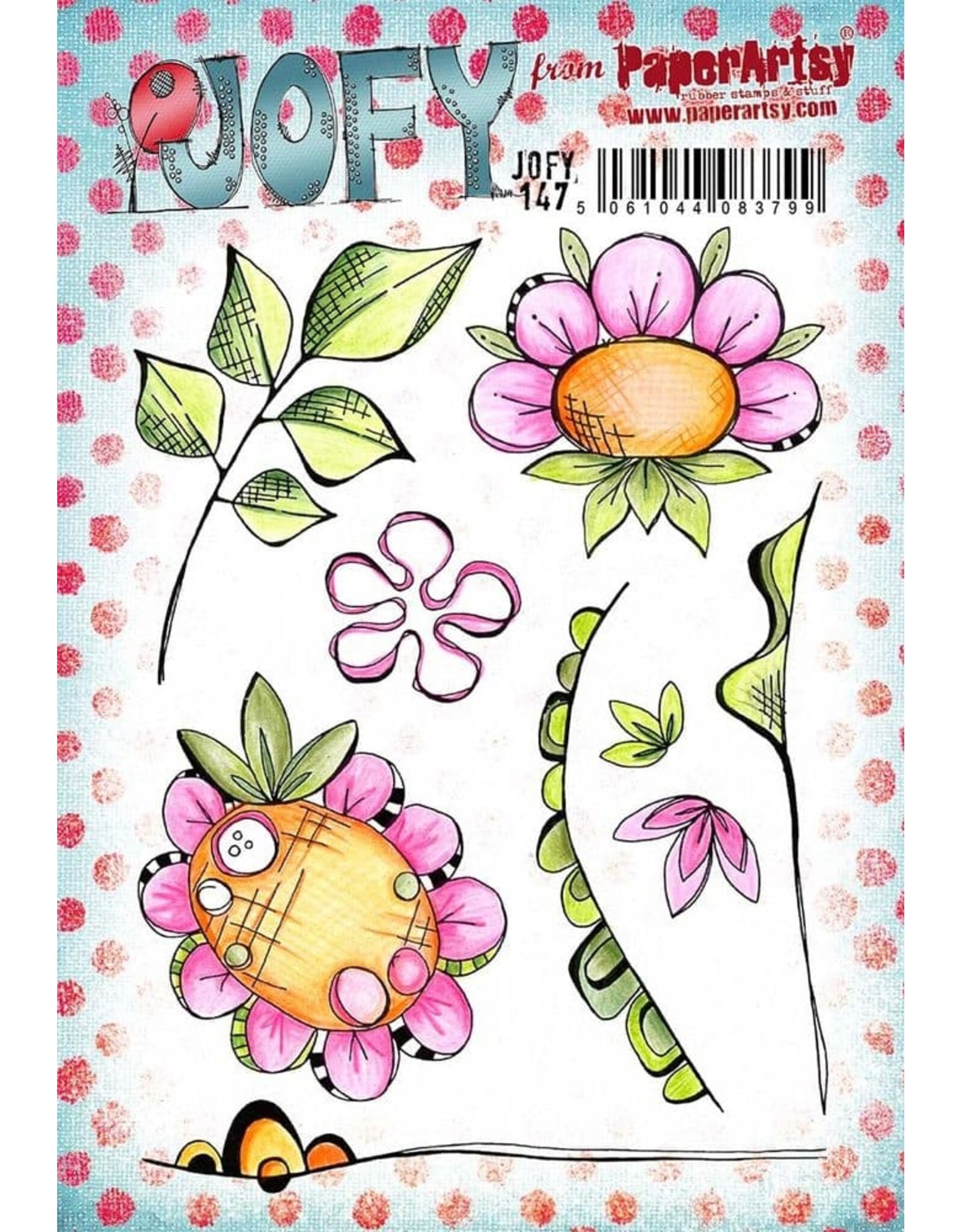 PAPER ARTSY PAPER ARTSY JOFY 147 CLING STAMP SET