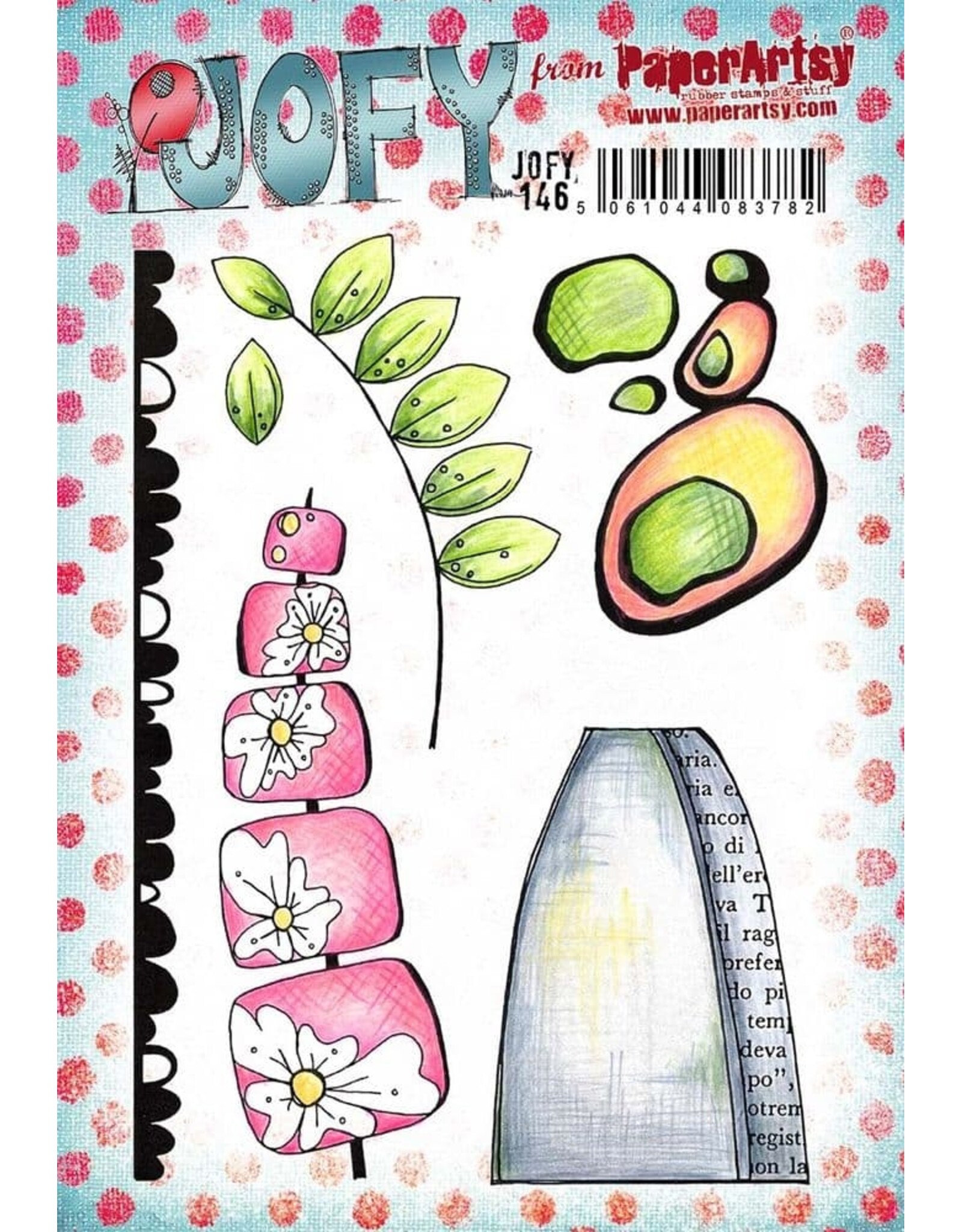 PAPER ARTSY PAPER ARTSY JOFY 146 CLING STAMP SET