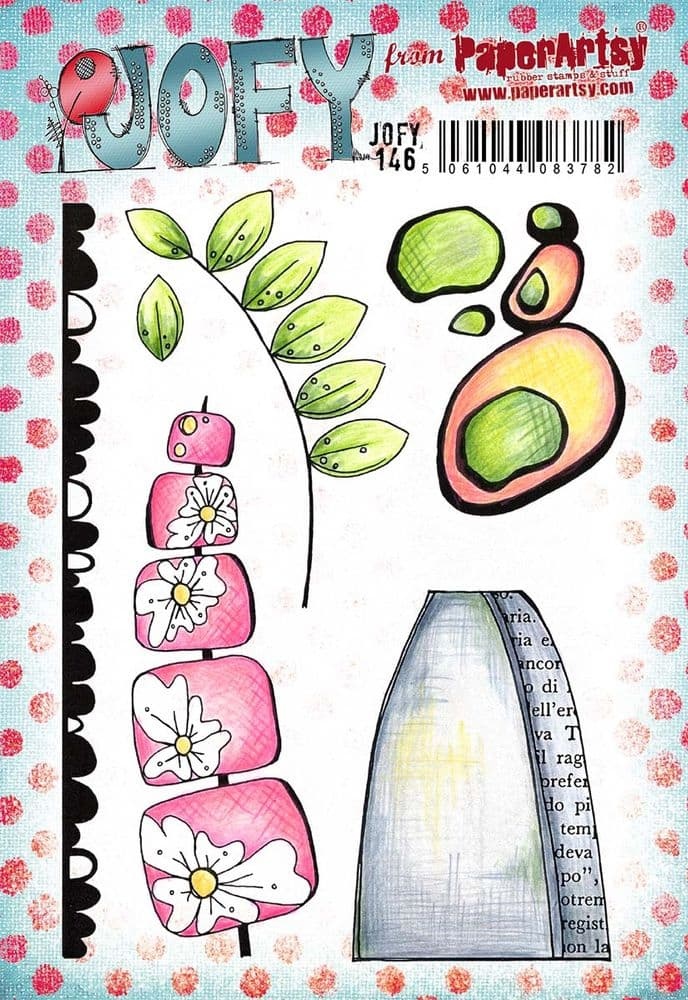 PAPER ARTSY PAPER ARTSY JOFY 146 CLING STAMP SET