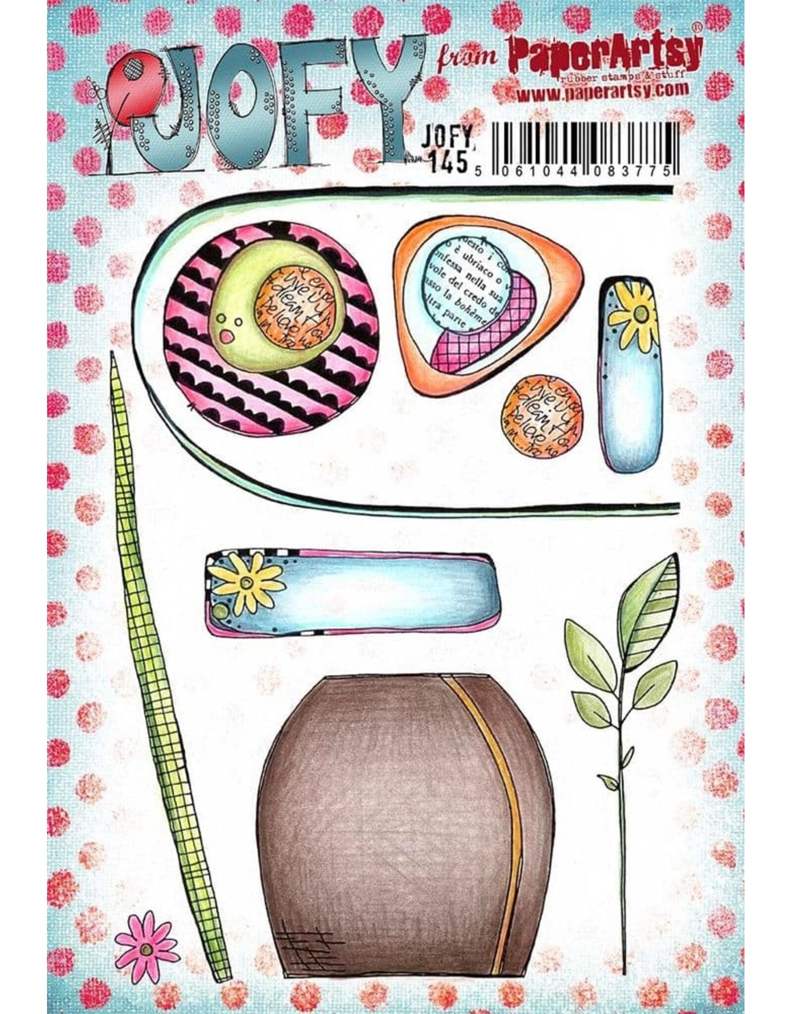 PAPER ARTSY PAPER ARTSY JOFY 145 CLING STAMP SET
