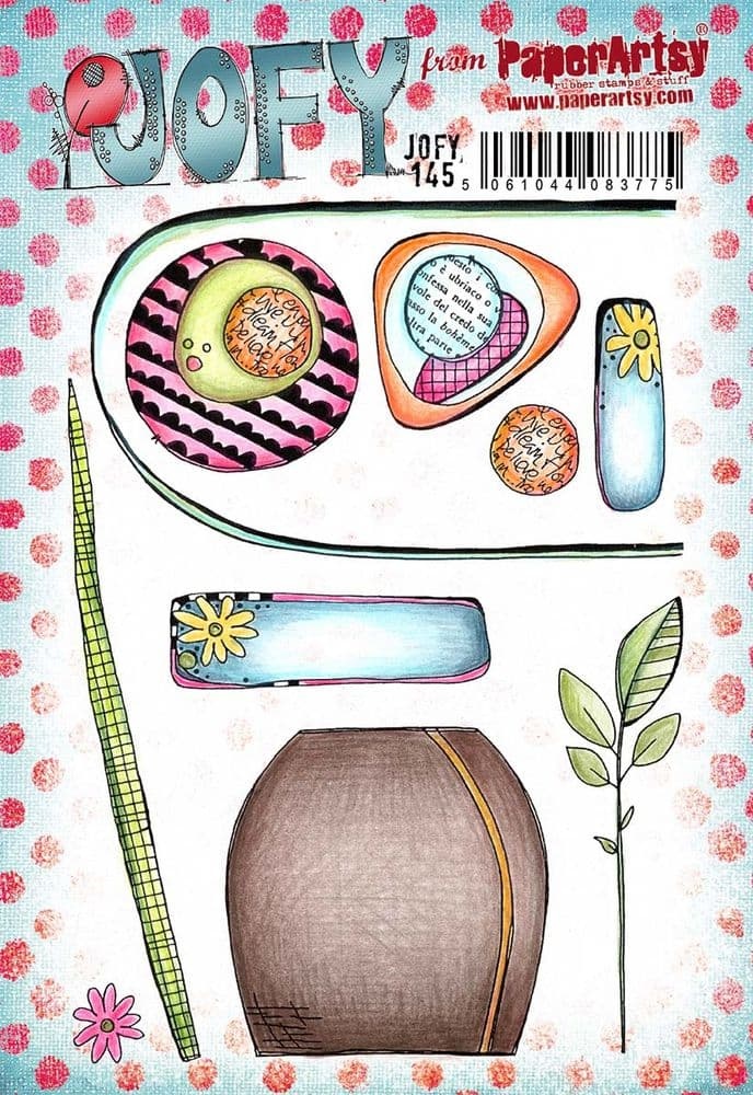 PAPER ARTSY PAPER ARTSY JOFY 145 CLING STAMP SET