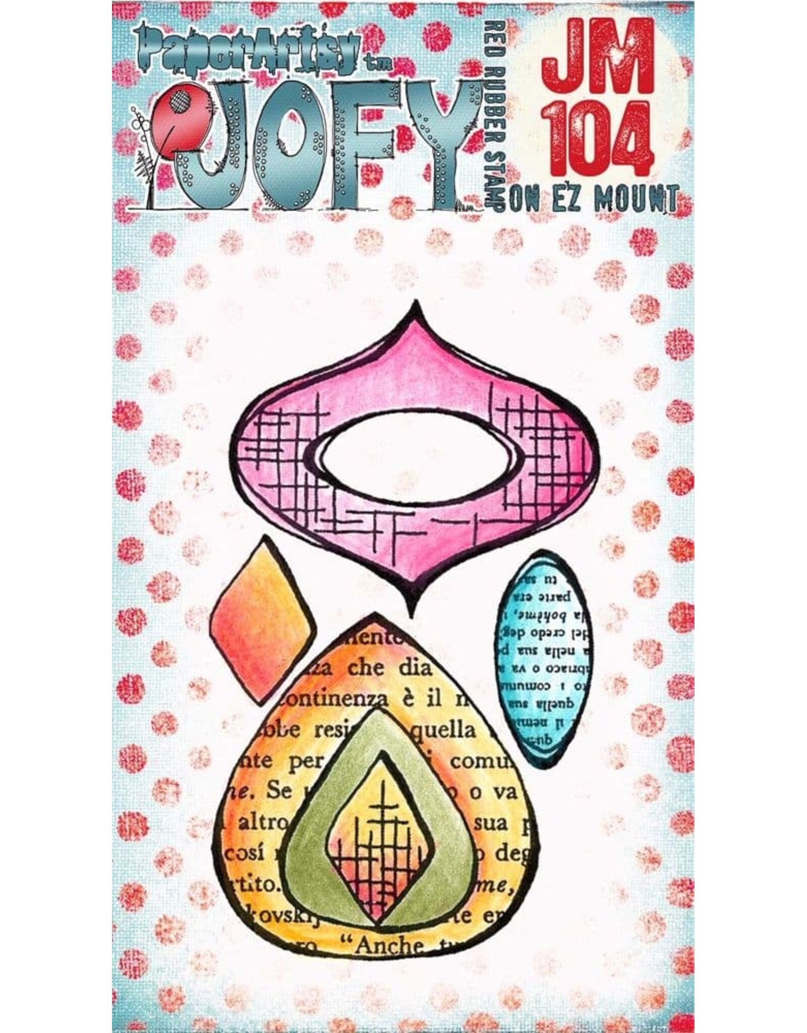 PAPER ARTSY PAPER ARTSY JOFY JM104 MINI CLING STAMP