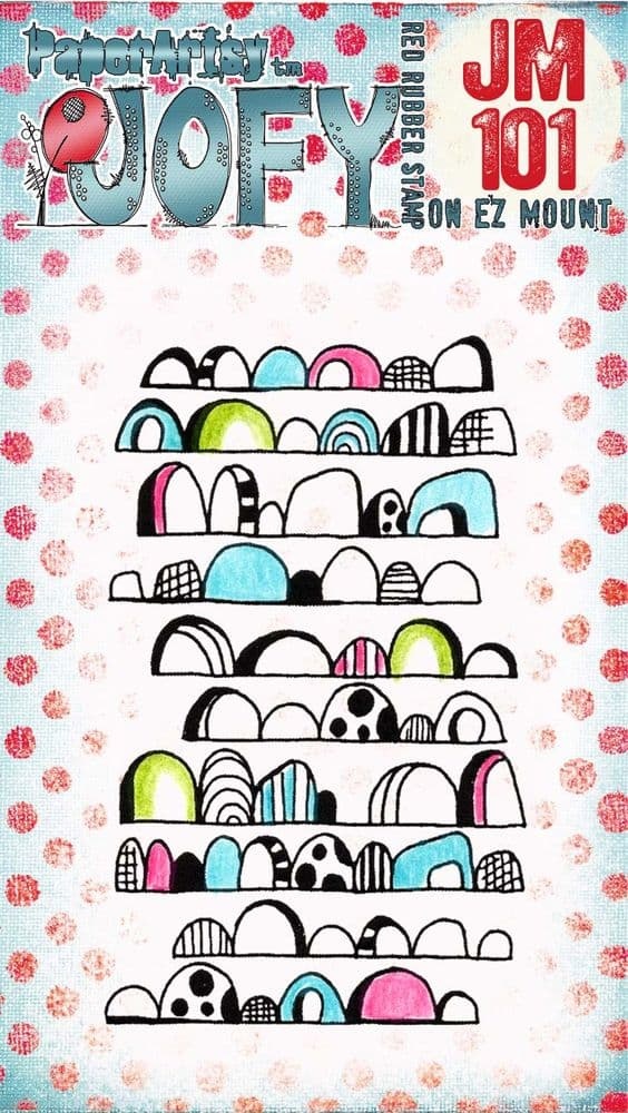 PAPER ARTSY PAPER ARTSY JOFY JM101 MINI CLING STAMP