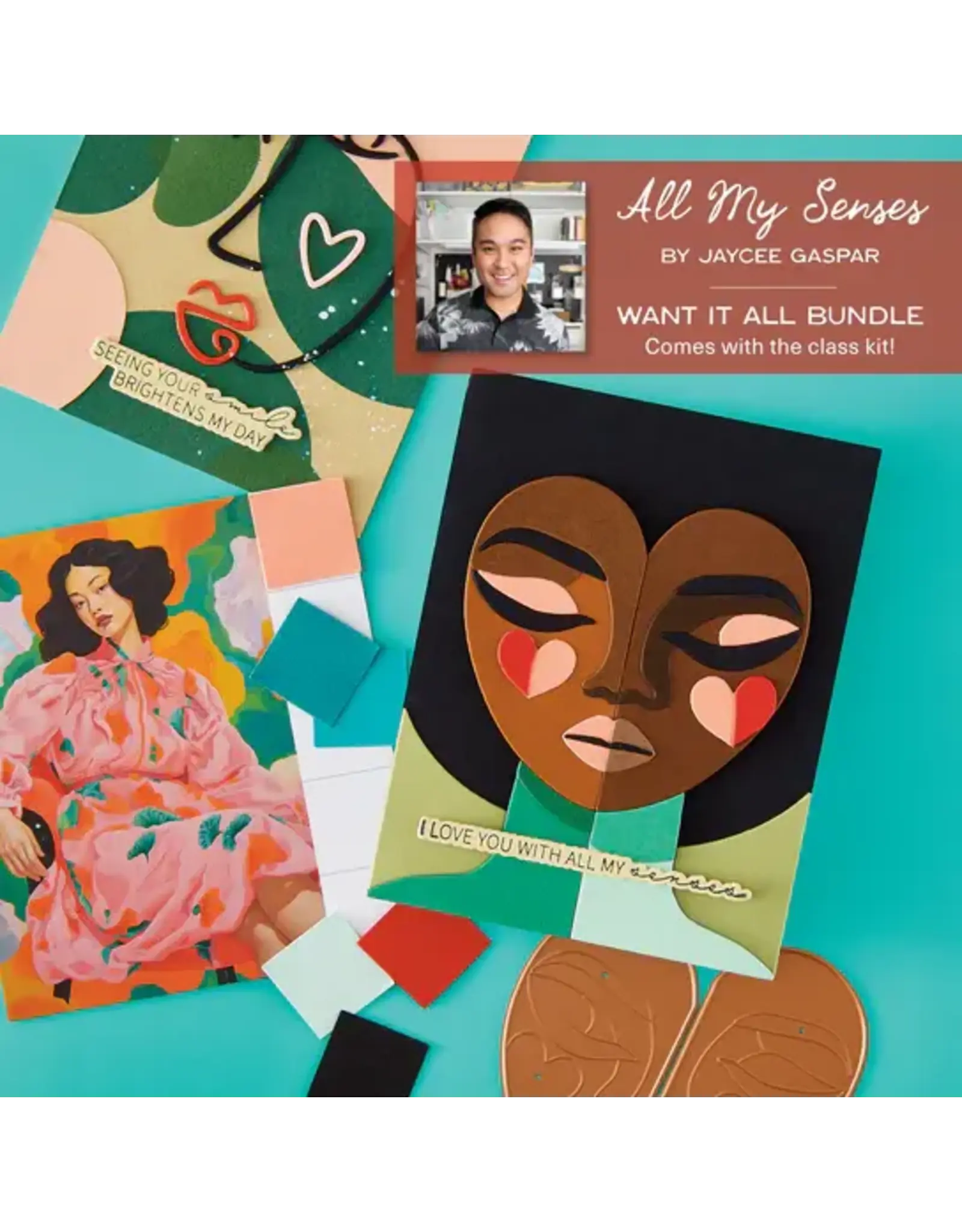 SPELLBINDERS SPELLBINDERS ALL MY SENSES COLLECTION I WANT IT ALL BUNDLE + CLASS KIT