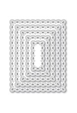 MEMORY BOX MEMORY BOX OVAL EYELET RECTANGLE FRAMES DIE SET