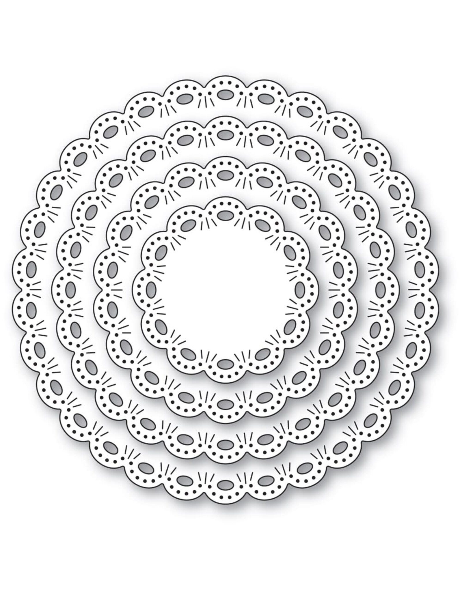 MEMORY BOX MEMORY BOX ROUND EYELET CIRCLE FRAMES DIE SET