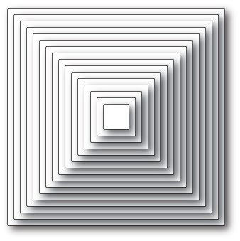 MEMORY BOX SQUARE BASICS DIE SET