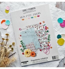 CHOU & FLOWERS CHOU & FLOWERS COLLECTION MON P'TIT JARDIN PAPETERIE CRÉATIVE A4 COLLECTION PACK