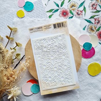 CHOU & FLOWERS CHOU & FLOWERS MON P'TIT JARDIN BLOOMING STENCIL