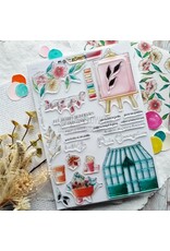 CHOU & FLOWERS CHOU & FLOWERS COLLECTION MON P'TIT JARDIN D'ARTISTE A4 CLEAR STAMP SET