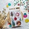 CHOU & FLOWERS CHOU & FLOWERS COLLECTION MON P'TIT JARDIN ORGANIC LOVE A6 CLEAR STAMP SET