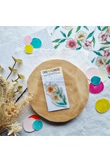 CHOU & FLOWERS CHOU & FLOWERS COLLECTION MON P'TIT JARDIN JONQUILLE A8 CLEAR STAMP