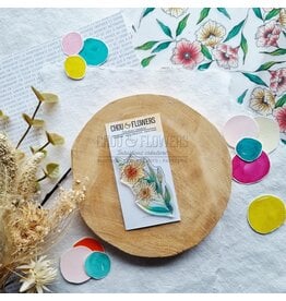 CHOU & FLOWERS CHOU & FLOWERS COLLECTION MON P'TIT JARDIN JONQUILLE A8 CLEAR STAMP