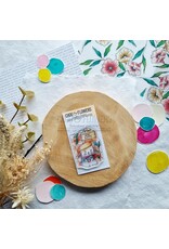 CHOU & FLOWERS CHOU & FLOWERS COLLECTION MON P'TIT JARDIN DOUDOU A PARIS A8 CLEAR STAMP