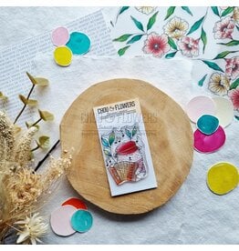 CHOU & FLOWERS CHOU & FLOWERS COLLECTION MON P'TIT JARDIN DOUDOU MUSICIEN A8 CLEAR STAMP