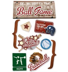 PAPER HOUSE PRODUCTIONS PAPER HOUSE BALL GAME 3D STICKERS