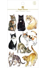 PAPER HOUSE PRODUCTIONS PAPER HOUSE CATS 3D STICKERS