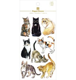 PAPER HOUSE PRODUCTIONS PAPER HOUSE CATS 3D STICKERS
