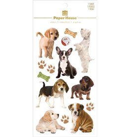 PAPER HOUSE PRODUCTIONS PAPER HOUSE PUPPIES 3D STICKERS