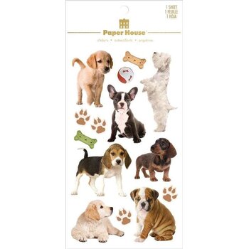 PAPER HOUSE PRODUCTIONS PAPER HOUSE PUPPIES 3D STICKERS