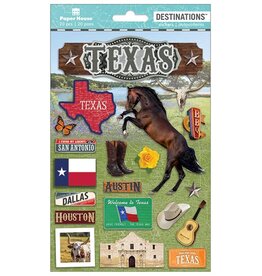 PAPER HOUSE PRODUCTIONS PAPER HOUSE TEXAS 3D STICKERS