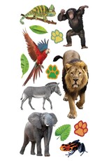 PAPER HOUSE PRODUCTIONS PAPER HOUSE STICKY PIX ZOO ANIMALS PUFFY STICKERS