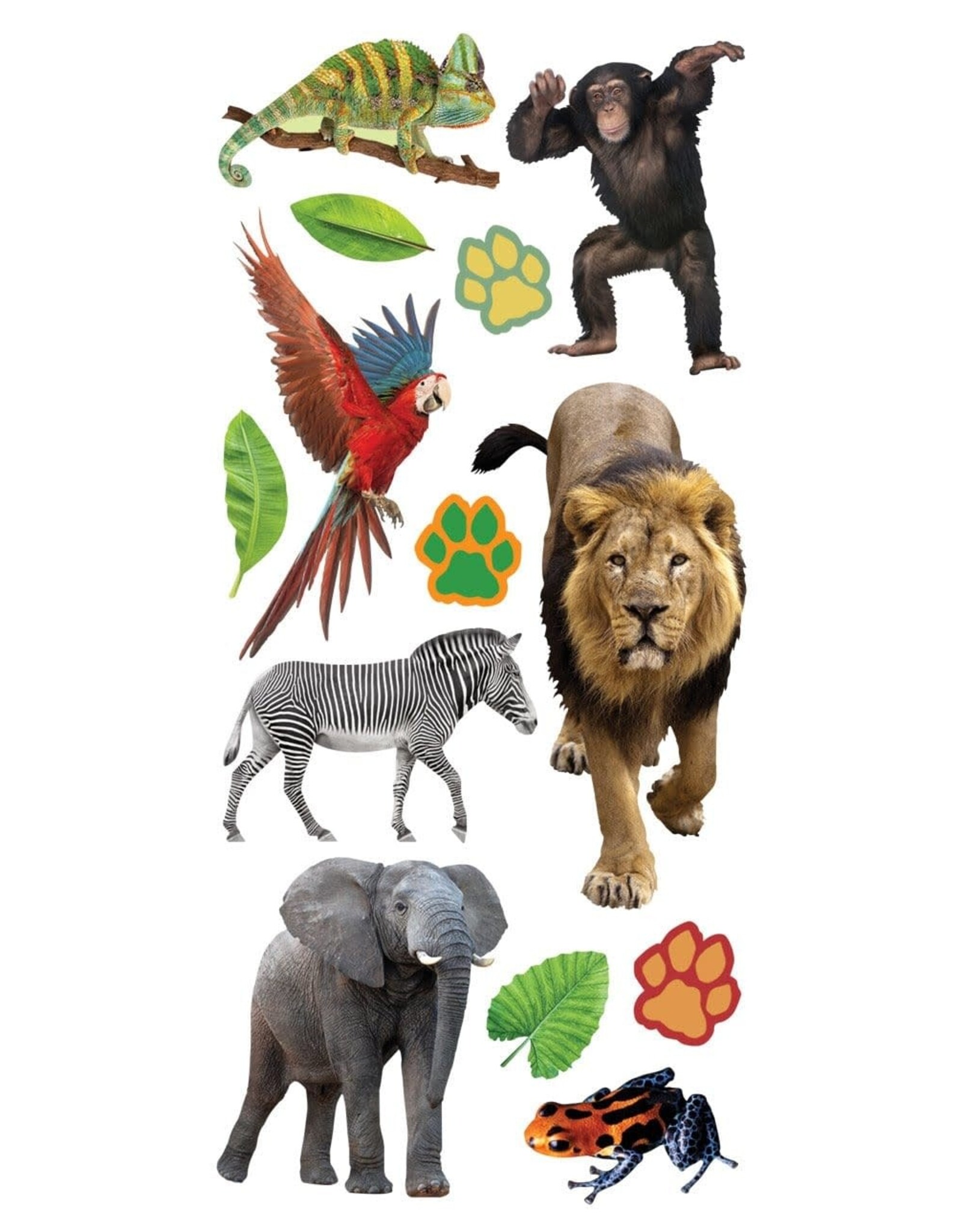 PAPER HOUSE PRODUCTIONS PAPER HOUSE STICKY PIX ZOO ANIMALS PUFFY STICKERS