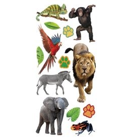 PAPER HOUSE PRODUCTIONS PAPER HOUSE STICKY PIX ZOO ANIMALS PUFFY STICKERS