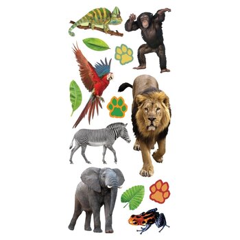 PAPER HOUSE PRODUCTIONS PAPER HOUSE STICKY PIX ZOO ANIMALS PUFFY STICKERS