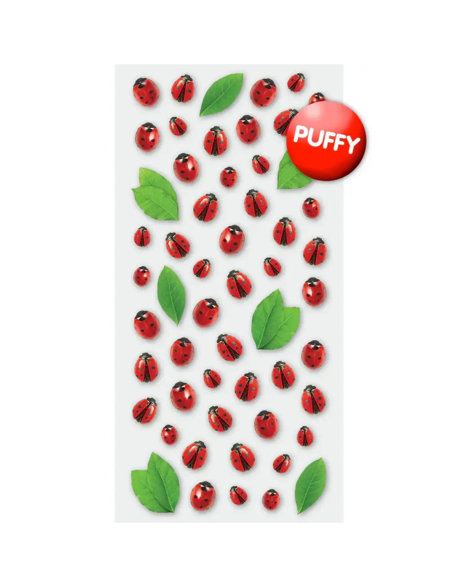 PAPER HOUSE PRODUCTIONS PAPER HOUSE STICKY PIX LADYBUGS 3D REPEAT PUFFY STICKERS