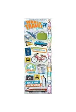 PAPER HOUSE PRODUCTIONS PAPER HOUSE WORLD TRAVEL CARDSTOCK STICKERS