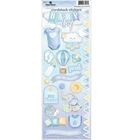 PAPER HOUSE PRODUCTIONS PAPER HOUSE BABY BOY WATERCOLOR CARDSTOCK STICKERS