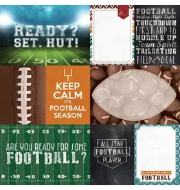 PAPER HOUSE PRODUCTIONS PAPER HOUSE FOOTBALL TAGS 12X12 CARDSTOCK