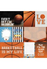 PAPER HOUSE PRODUCTIONS PAPER HOUSE BASKETBALL TAGS 12X12 CARDSTOCK