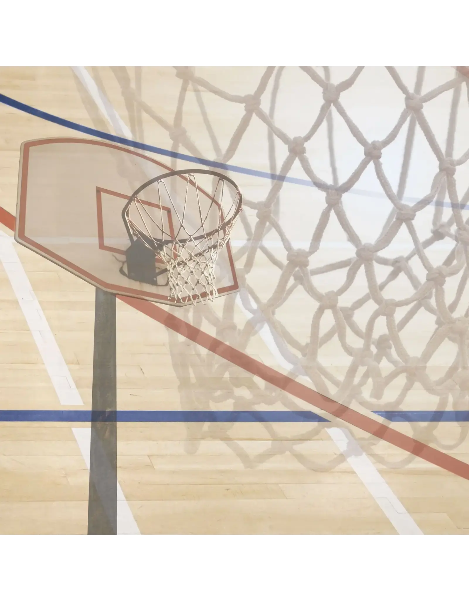 PAPER HOUSE PRODUCTIONS PAPER HOUSE BASKETBALL COURT 12X12 CARDSTOCK